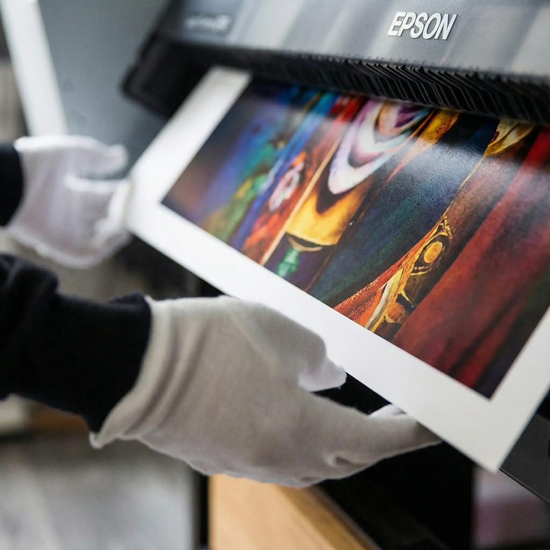 Drukowanie zdjęcia na drukarce Epson na papierze archiwalnym