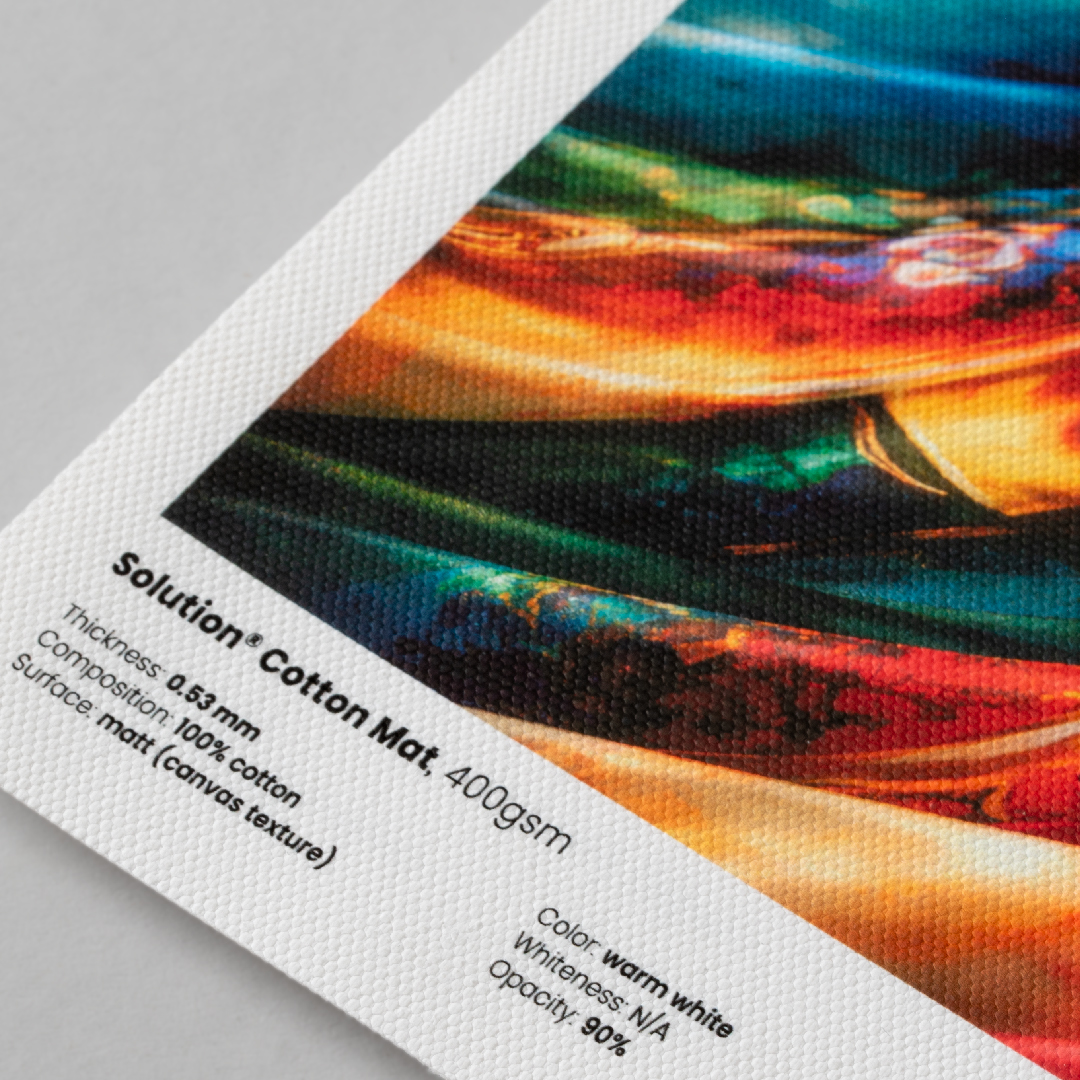 Solution® Canvas Cotton Matt
